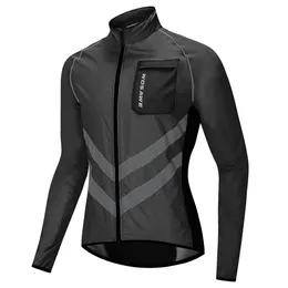 Fahrradjacken Herren Radfahren Windjacke Long Jersey Leichte winddichte Jacke Wasserabweisende Fahrrad MTB Rennradbekleidung 230829