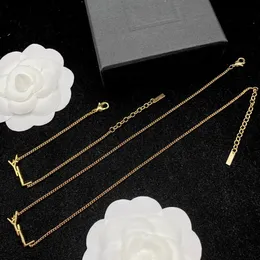 Set di gioielli di design originale Collana in oro braccialetto orecchini spilla catena pendente Y Moda ragazze girocollo gioielli da donna G2308302Z-6