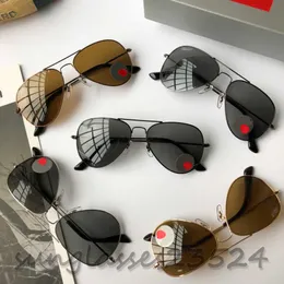 3025 series, Memory titanium bendable frames, classic unisex pilot goggles, fashion pieces, designer sunglasses High quality high version