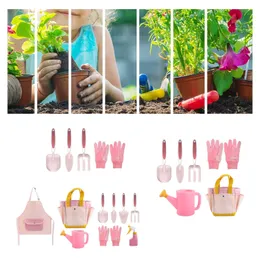 Tools Workshop Little Girl Gardener Aracı Çocuklara Bahçecilik ve Dikim Hakkında Öğretmek İçin Set Pratik Oyuncaklar Yuvarlak Kenarlar STURDY 230830