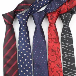Bolo Ries Sistal N Size Necktie Gentleman Men Men Party Polyester Gravata Slim 6cm Tie 230829
