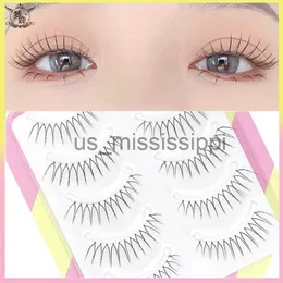 False Eyelashes Dream Deer 5 Pairs False Eyelashes A Type Eyelashes Upgraded Lash Vshaped 014mm Transparent Stem Soft Natural Eye Lashes Mink x0830