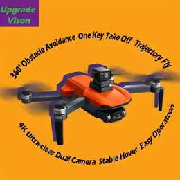 Dron z 360 ﾰ Unikanie przeszkód, pozycja GPS, łatwa konstrukcja przenoszenia, fotografia lotnicza 4K, tryb sterowania telefonem, 50x zoom, stabilny gimbal EIS, przyciągający wzrok kolor