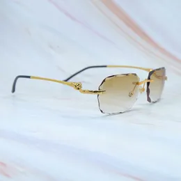 Diamentowe okulary przeciwsłoneczne modne stylowe okulary vintage męskie okulary słoneczne kobiety chłodne dekoracja designerka gafas de sol złota rama