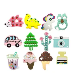 SO FATTORALS REATHERS 14 Styles Baby Sile Toy Dinosaur Hedgehog Cactus elephant Horse Ice Comforter Toys Newborn Beading Stick M5 DHKNS