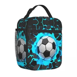 Ice Packsisothermic Pags Soccer Football Balls Isolated Lunch Bag High Capacity Sports Container Cooler Tote Box College Travel Men 230830
