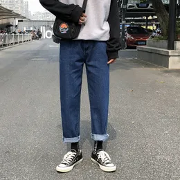 Jeans da uomo di marca di alta qualità estate cotone elasticizzato alla caviglia design streetwear pantaloni in denim coreani pantaloni casual B149 230831