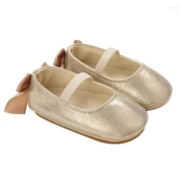 ファーストウォーカーbeqeuewll baby girlsprincess Shoes Solid Color Bowknotフラットカジュアルドレス生まれた幼児のためにウォーキング