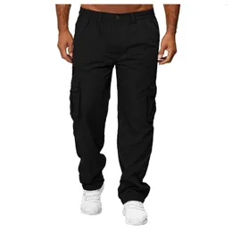 Herrbyxor man svettbyxor trycker rinnande fitness basket jogging pant streetwear kläder casual byxor sport