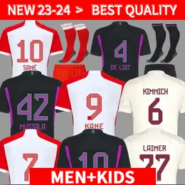 Kane 23 24 Soccer Jersey Sane 2023 2024 Football Shirt Goretzka Gnabry Camisa de Futebol Men Kids Kits Kimmich Fans Player 50th Bayern Munich Oktoberfest Kit Neuer