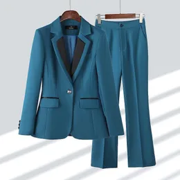 Women's Suits Blazer Office Lady Classic Chic Outwear Streetwear Solid Color Single Button Coat Or Pants Or 2pcs Set All-match Clothes 230831