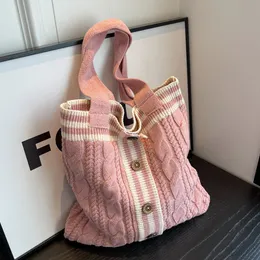 Borse da sera Borse creative per donna Borsa tote all'uncinetto Spalla lavorata a maglia Inverno Manico superiore Divertente Shopping Borsa da donna Borsa 230831