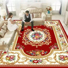 Carpets Vintage Bohemian Carpet for Living Room Rectangle Area Rugs Persian Style Rectangle Area Rugs Soft Non-Slip Bedroom Study Mats 230830