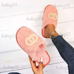 Pantofole Nuove pantofole in morbido cotone per donna in inverno Baotou uso domestico calore per coppia e scarpe in cotone dopo il parto da donna babiq05