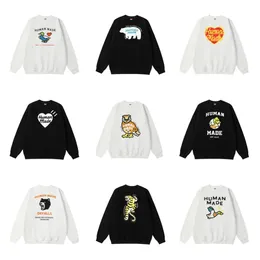 İnsan Yapımı Tasarımcı Sweatshirts Hoodies Bayan Erkekler İnsan Yapımı Hoodie Moda Gevşek Sokak Giyim Sweatshirts Üstler Giyim Hoodie Aşıklar Yüksek Street Giyim Takip