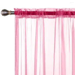 Gardin 1Panel Tulle Mesh Sheer Shutter Screening Garn Voile Room Door Valance Drape 140 260 cm Smooth Soft Curtain Home Decor