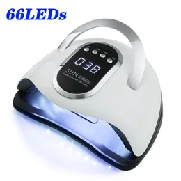 Tırnak Kurutucuları Güneş X10Max UV Manikür için LED LAMP 280W GEL LOLİYE MAKİNESİ Büyük LCD Touch Profesyonel Akıllı Kurutma Araçları 230831