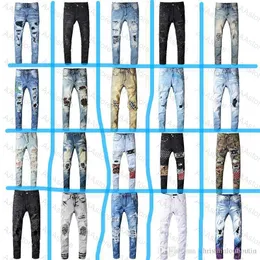 50 off ~ Jeans Designer Jeans Roupas Calças Homens Mulheres Camisetas Pantera Imprimir Exército Verde Destruído Mens Slim Denim Straight Biker Skinny Jean v2