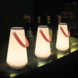 Luci notturne Lampada da campeggio portatile a LED appesa USB ricaricabile per la casa Lampada da tavolo per esterni Lanterne di emergenza