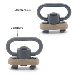 Outros Acessórios Táticos Tan 1.25 Botão QD Sling Swivel Mount Kit com Keymod Rail Attachment para Handguard Drop Delivery Dhkvb