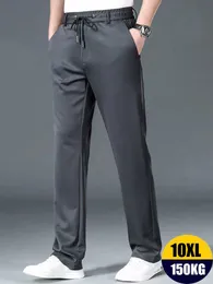 Mens Pants 10XL Casual For Men Oversize Trousers Man Formal Dress Tailoring Clothing Work Classic Social Suit 230830