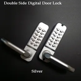 Key Lock Long Handle Keyless Mechanical Digital Door Password Keypad home Garden Yard Wooden Iron Gate lock Pushbutton 230830