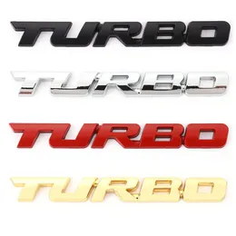 3D Metal Car Stickers Emblem Trunk Badge Auto Decals for Turbo Logo BMW Audi Volkswagen Ford Nissan Toyota Honda Volvo Jeep Opel