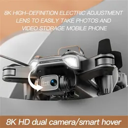 Drone With 8K HD Dual Camera, Headless Mode, Smart Hover, Adjustable Lens, 360 °Obstacle Avoidance, High-definition Electric Camera, Remote Control, Long Time Flight