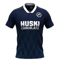 2023/24 Millwall Soccer Jerseys 2024 AFOBE MITCHELL FLEMMING MALONE Shirts Mens CRESSWELL SAVILLE HONEYMAN Football Uniforms