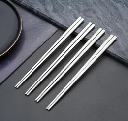 Edelstahl-Essstäbchen Aus 304er Material – Rutschfester Kopf, Ideal Für Sushi & Asiatische Küche