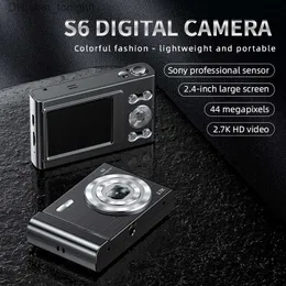 Camcorders Mini Digital Camera 48MP 4K Zoom Self-Timer 128GB拡張メモリフェイス検出アンチシェーキングビルトインバッテリーQ230831