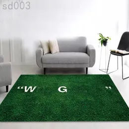 Designer wet grass rug fluffy area rugs green carpet bathroom entrance mat living room bedroom household designer carpet luxury furnishings S02