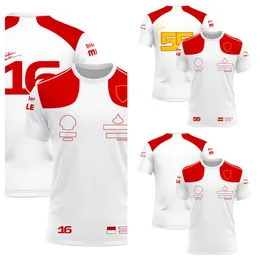 베스트셀러 F1 포뮬러 ONE 레이싱 정장 라펠 폴로 셔츠 팀 작업 의류 짧은 슬리브 티셔츠 남자 커스터마이징