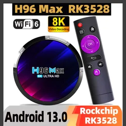 Set Top Box H96 MAX RK3528 Smart TV Box Android 13 Rockchip 3528 Quad Core Support 8K Video Decoding Wifi6 BT5.0 Media Player Set Top Box 230831
