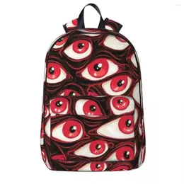 Backpack Wall Of Eyes In Black Backpacks Boys Girls Bookbag Children School Bags Cartoon Kids Rucksack Travel Shoulder Bag