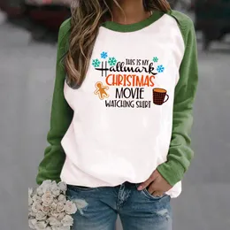 Women's Hoodies Sweatshirts 2023 Independent station foreign trade Europe and the United States Christmas crossborder shoulder pullover casual printed 230830