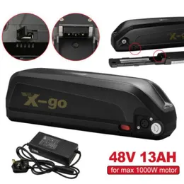 X-GO 48V PAKIET BATERIOWY 10AH HAILONG3 Litowa akumulator 18650 EBIKE BAKTEROWA DLA SILNIKA 500-1000W 48V BICICLETA ELCTRICA