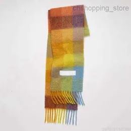 Fashion Europe Latest Autumn and Winter Multi Color Thickened Plaid Scarf Ac with Extended Shawl Couple G0922o51b