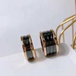 Moda designer anel de luxo carta masculino e feminino anel moda tendência clássico jóias casal aniversário presente bom com caixa