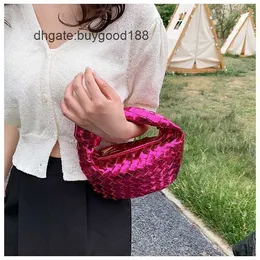 Abottegasventas tasarımcı tote çanta mini jodie candy yaz dokuma çanta el yapımı dokuma çanta kadın moda trendi çok yönlü düğün yemeği çantası