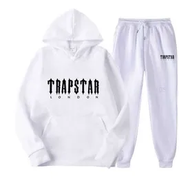 Trapstar Tracksuit Black Mens Hoodie Trapstar Men Sportwear Designer Pants Set Running Basketball 2 Piece Loose Women Long Sleeve Qish