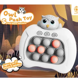 Giocattolo di decompressione Divertente Colpisci la talpa Giocattoli per bambini Ragazzi e ragazze Fidget per adulti Giocattoli antistress Pop Quick Push Bubbles Console di gioco Serie Toy 230830