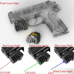 Andra taktiska tillbehör USB-laddningsbara minigrön / röd blå laser synpekare Ny LS-L8 Subcompact Drop Delivery Dh6lk