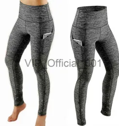 Yoga byxor med ficka staplade leggings sport kvinnor fitness kvinnor byxor kvinnliga byxor leggings plus storlek 2022 ny x0831