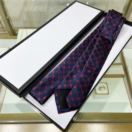 Men Designer Neck Ties Fashion Handmade Jacquard Pattern Neck Wear High Quality Four-leaf Clover Necktie Trendy Brand Letter G Neckwear
