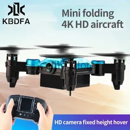 Symulatory KBDFA K04 Mini Drone RC 4K HD Camera Profesjonalna fotografia lotnicza Pro Folbeble Aerobatic RC Aircraft Prezent x0831