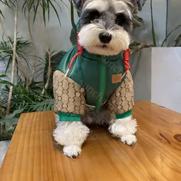 Giacca in cotone per cani e gatti freddi Cappotto per cani di alta qualità Vestiti Schnauzer Bichon Corgi Teddy Puppy Pet Vest