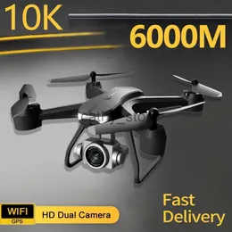 Simulators V14 Drone 4K Professional HD Wide Vinle Camera 1080p WiFi FPV Drone Dual Camera höjd Keep Quadcopter Helicopter Toy X0831