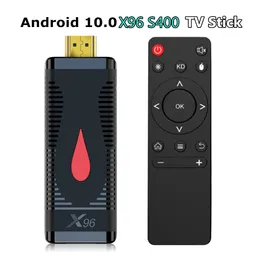 TV Stick X96 S400 TV Stick Android 10.0 Allwinner H313 Smart Mini TV Dongle 2GB 16GB 1GB 8GB 2.4G Wifi 4K HD Media Player Set Top Box 230831