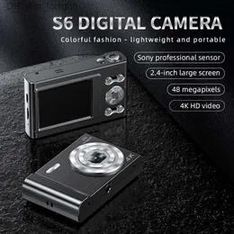 Camcorders 48MP 4K HD 디지털 카메라 2.4 인치 화면 16 배 줌 사진 사진 사진 카메라 생일 Chirstmas 선물 어린이 어린이 Q230901